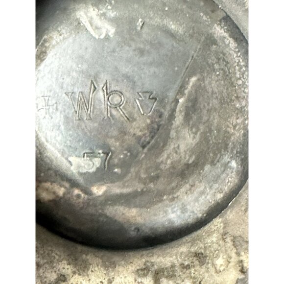 Wm A ROGERS Silver Plated Sugar Bowl Spoon Holder Vintage URN Victorian Trophy - Picture 13 of 13